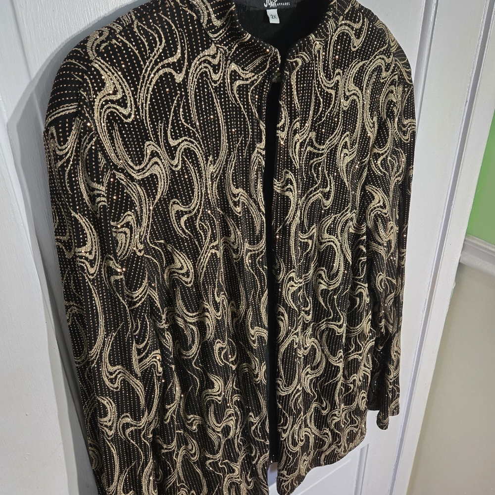 Jump Apparel Glittery Top Size 2X - Picture 3 of 6